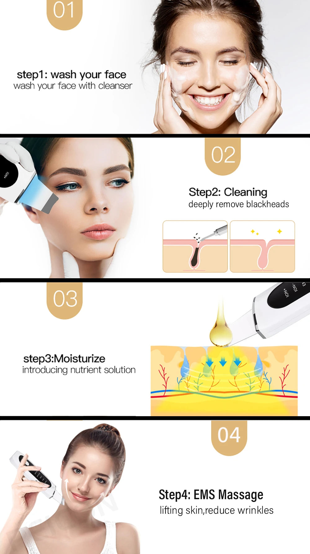 Auriéa Beauty Ultrasonic Skin Scrubber